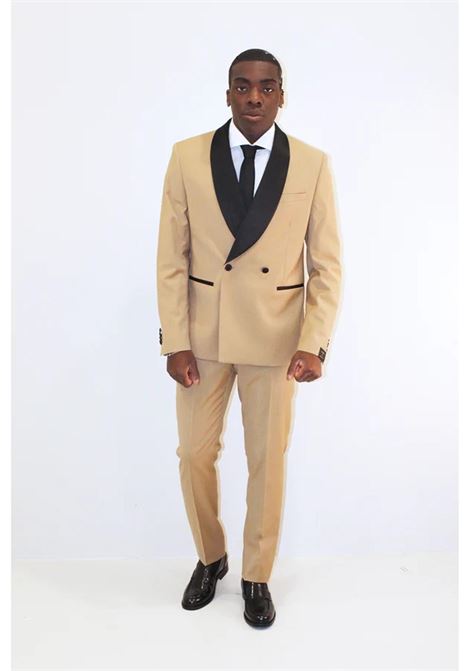 SMOKING  COLLO SCIALLATO CON  REVER NERO MANUEL RITZ | Abiti | 3630AR3348 24000224